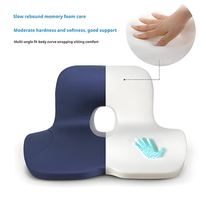 Contoured Support Pillow for Lower Back Pain Relief