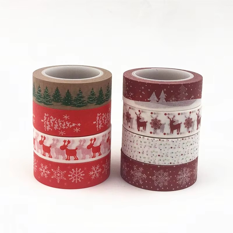 Fun Holiday Craft Tape with Snowflakes and Reindeer