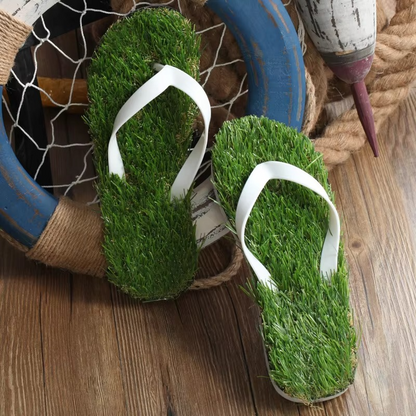 Fake Turf Cozy Slide Sandals