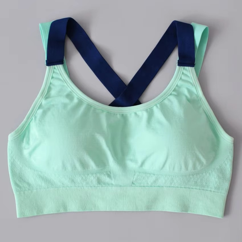 Comfortable Supportive Crossback Wireless Sports Bra for Women