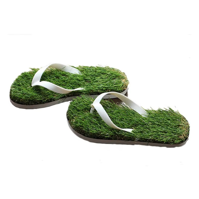 Fake Turf Cozy Slide Sandals - Hehif