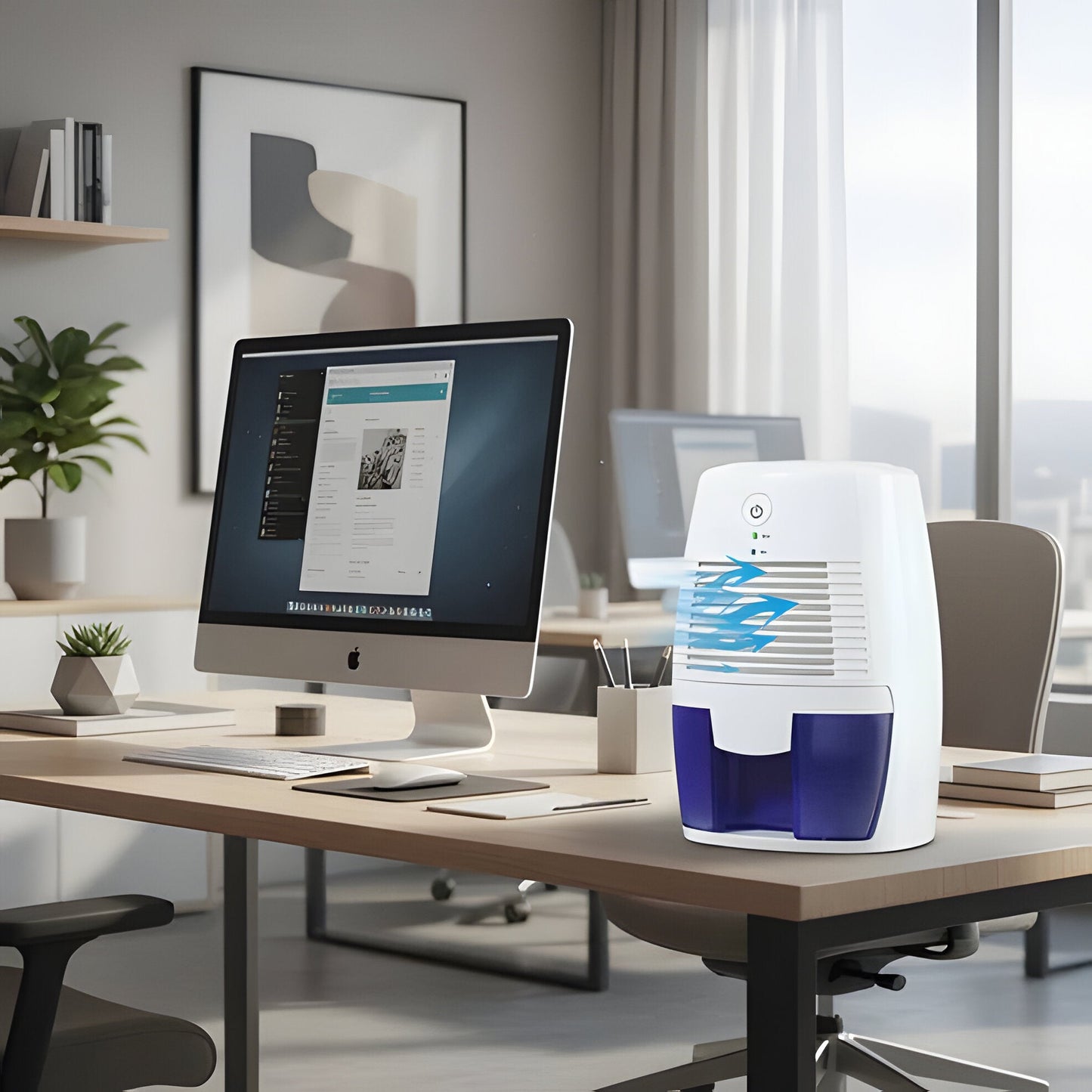 Silent Air Dehumidifier for Home and Office Use