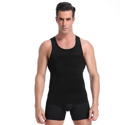 Men's Slim Fit Shapewear Vest with Waist Support