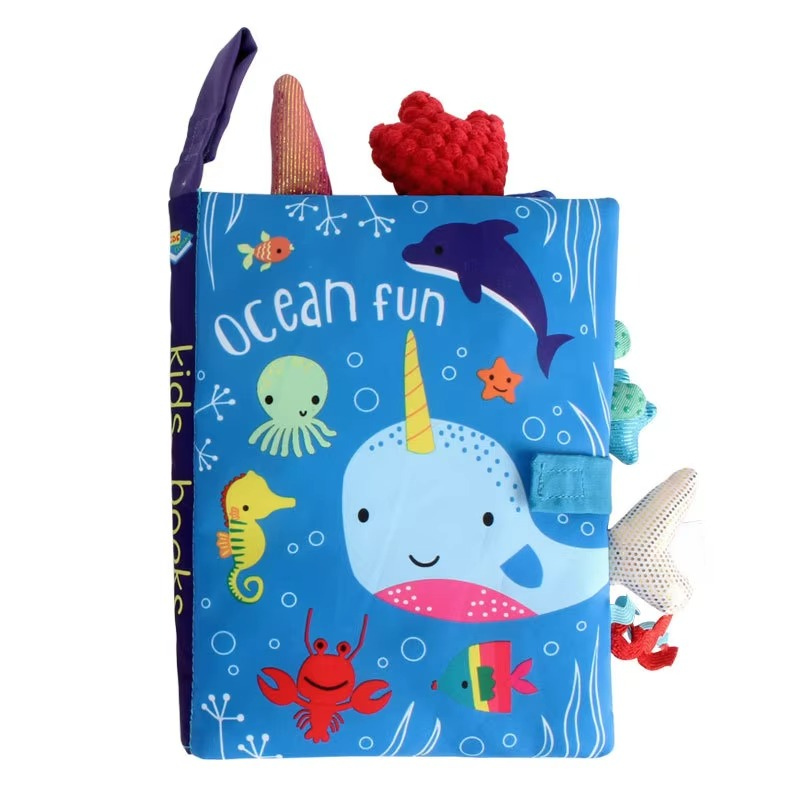 Cute Interactive Baby Book with Sounds and Textures