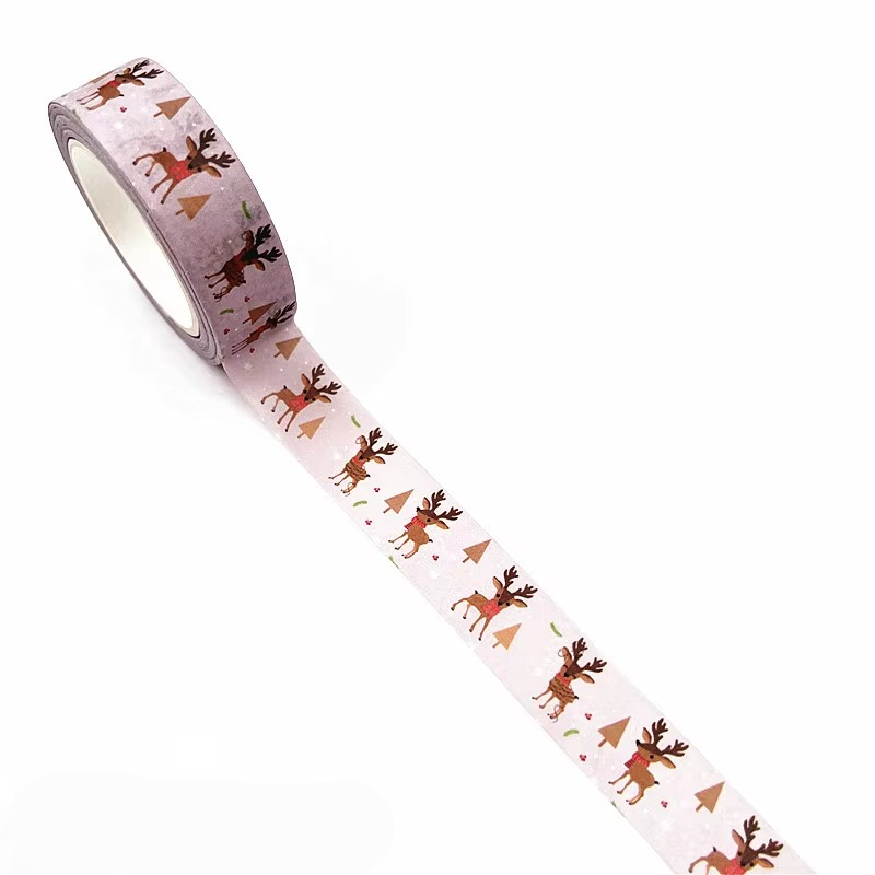 Fun Holiday Craft Tape with Snowflakes and Reindeer
