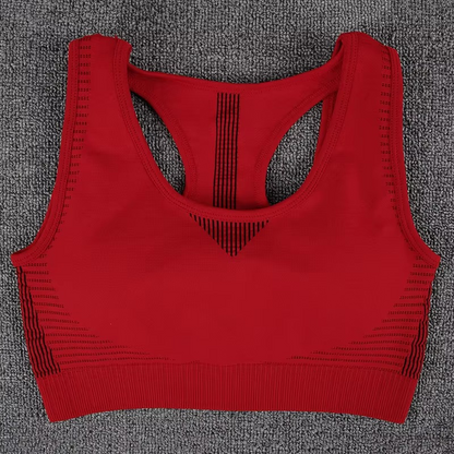 Women's High Impact Sports Bra Comfort Fit Running Yoga Top