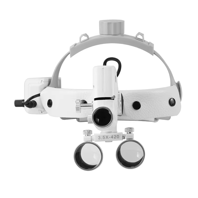 Bright LED Headlight with 3.5X Zoom Magnifying Lenses