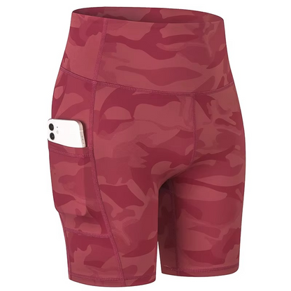 Women's Comfortable Fitness Shorts with Pockets