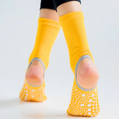 Grip Yoga Socks for Women Cotton Non Slip Athletic Socks