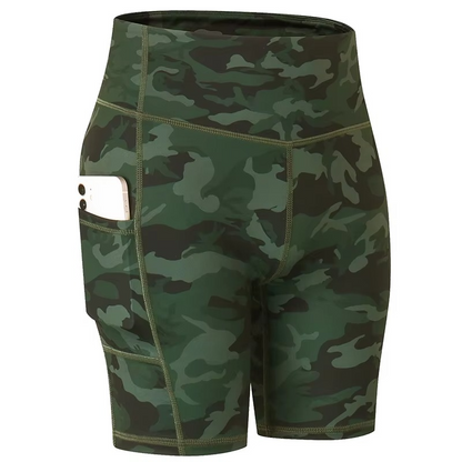 Women's Comfortable Fitness Shorts with Pockets