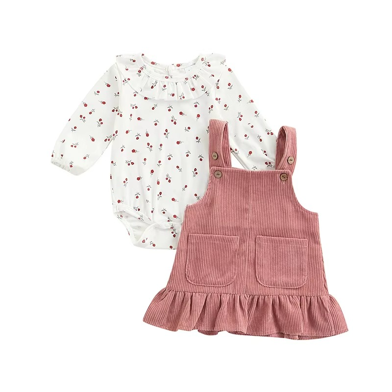 Adorable Baby Girls Clothes Set with Skirt and Headband - Hehif