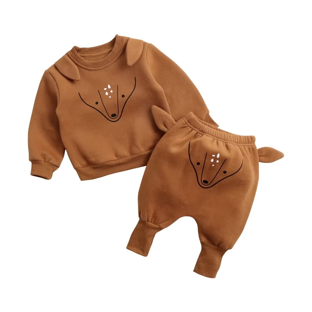 Soft Baby Clothes Set Long Sleeve Top and Pants