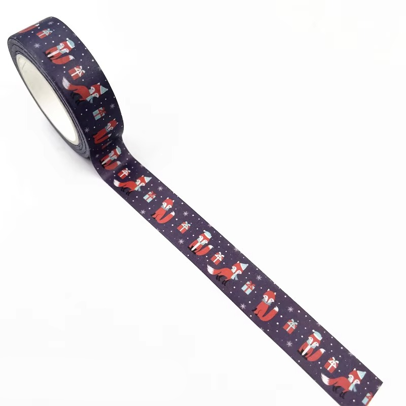 Fun Holiday Craft Tape with Snowflakes and Reindeer