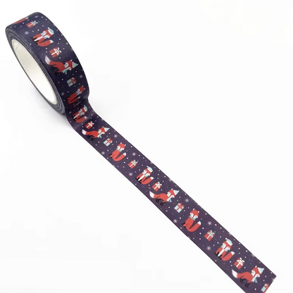 Fun Holiday Craft Tape with Snowflakes and Reindeer