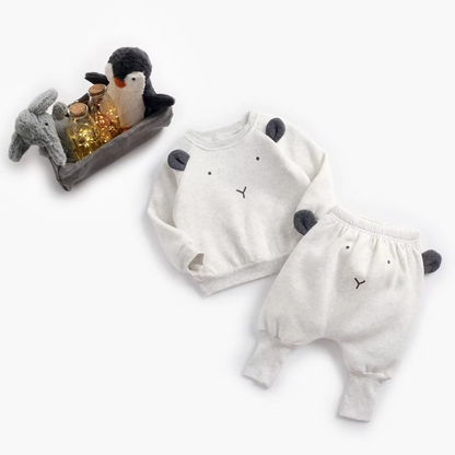 Soft Baby Clothes Set Long Sleeve Top and Pants