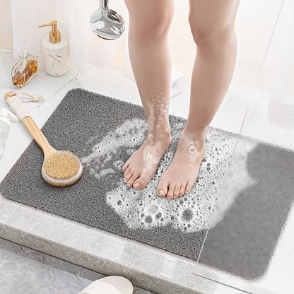 Safe Anti Slip Shower Floor Mat for Bathroom 16x24 inches