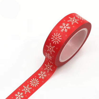 Fun Holiday Craft Tape with Snowflakes and Reindeer