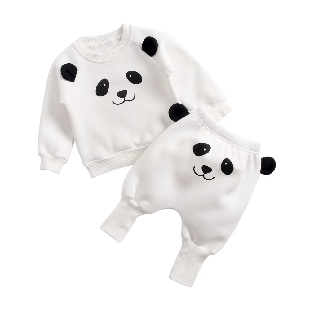 Soft Baby Clothes Set Long Sleeve Top and Pants