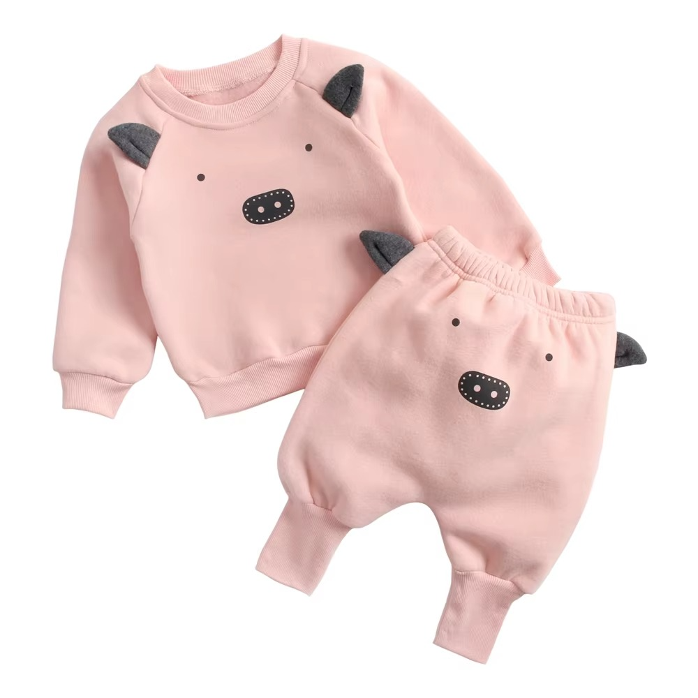 Soft Baby Clothes Set Long Sleeve Top and Pants