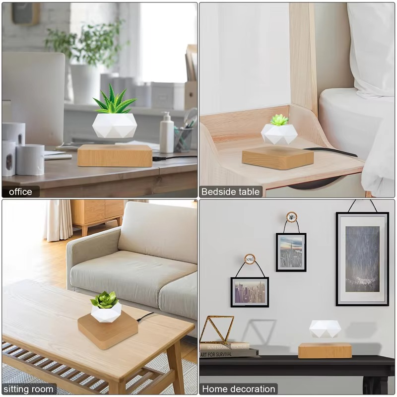 Suspended Air Bonsai Pot, Floating Desk Planter