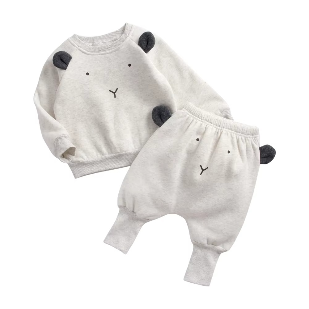 Soft Baby Clothes Set Long Sleeve Top and Pants