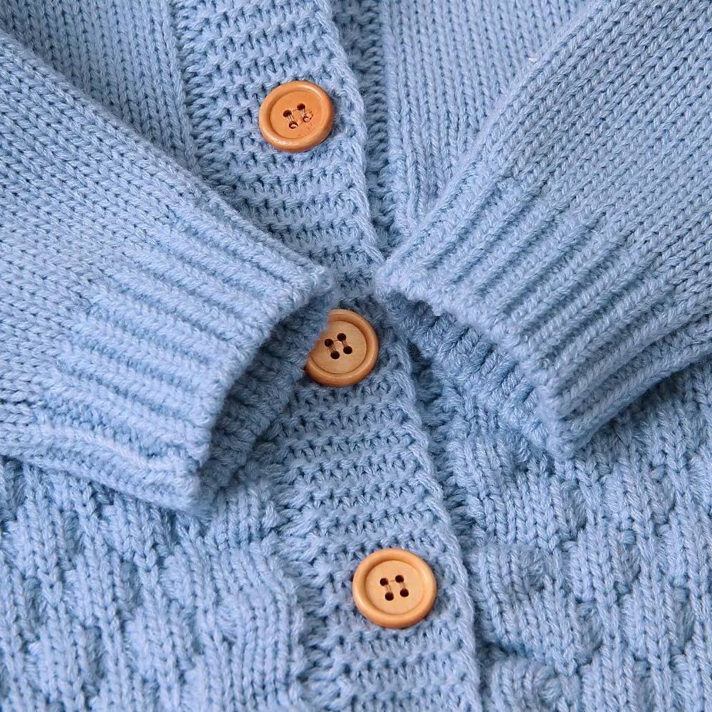 Soft Baby Jumpsuit with Cute Teddy Ears