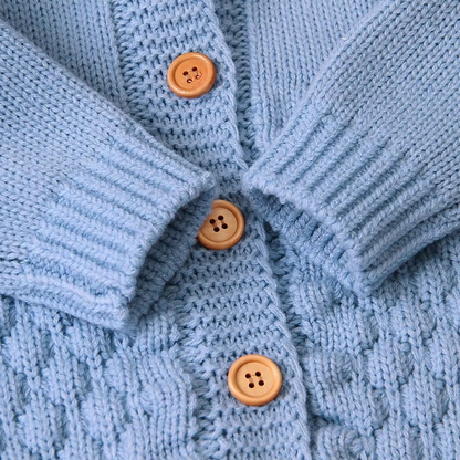 Soft Baby Jumpsuit with Cute Teddy Ears