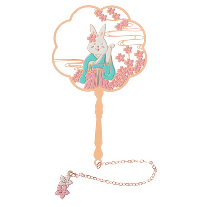 Decorative Tassel Bookmark with Elegant Fan Pattern