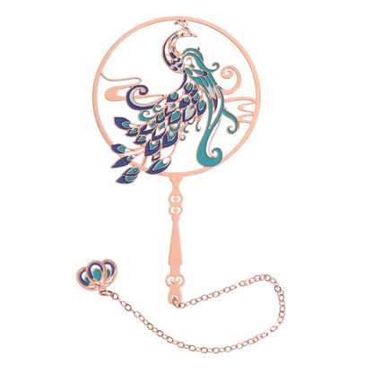 Decorative Tassel Bookmark with Elegant Fan Pattern