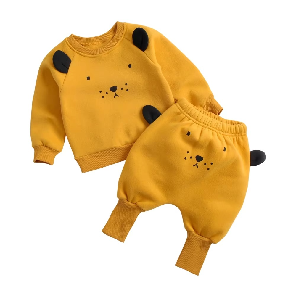 Soft Baby Clothes Set Long Sleeve Top and Pants
