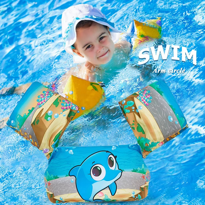 Children's Swim Vest and Arm Floats with Extra Buoyancy