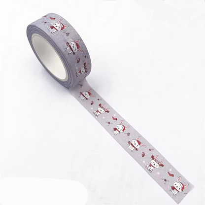 Fun Holiday Craft Tape with Snowflakes and Reindeer