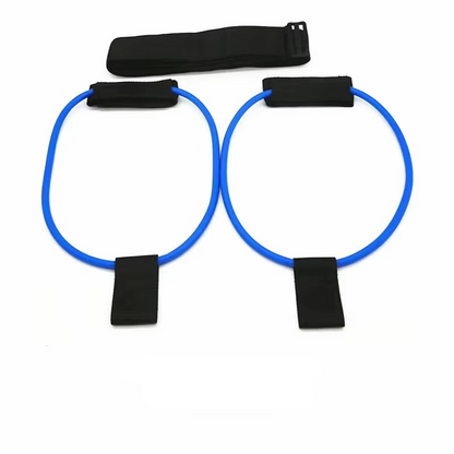 Adjustable Fitness Belt with Resistance Bands for Leg Workouts