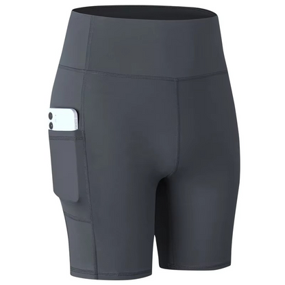 Women's Comfortable Fitness Shorts with Pockets