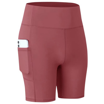 Women's Comfortable Fitness Shorts with Pockets