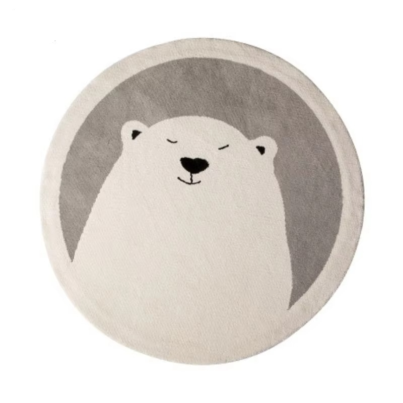 Soft Plush Baby Playmat with Cute Animal Design