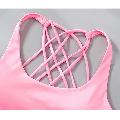 Women's Supportive Fitness Bra for Running and Yoga