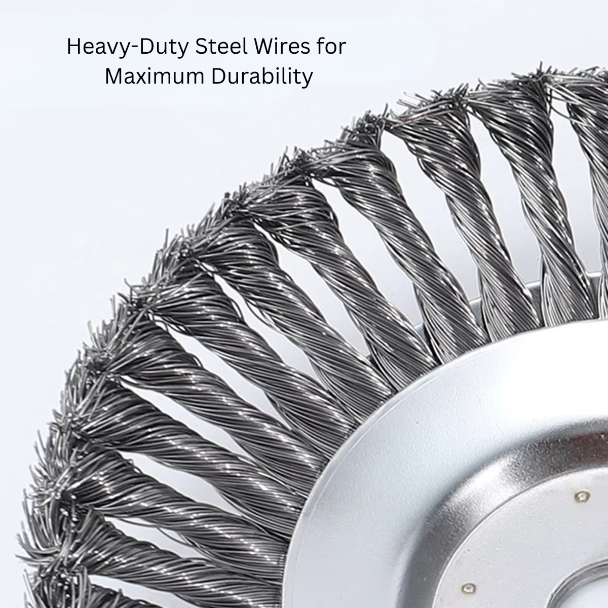 Tough 6-8 Inch Metal Cutting Brush for Trimmers