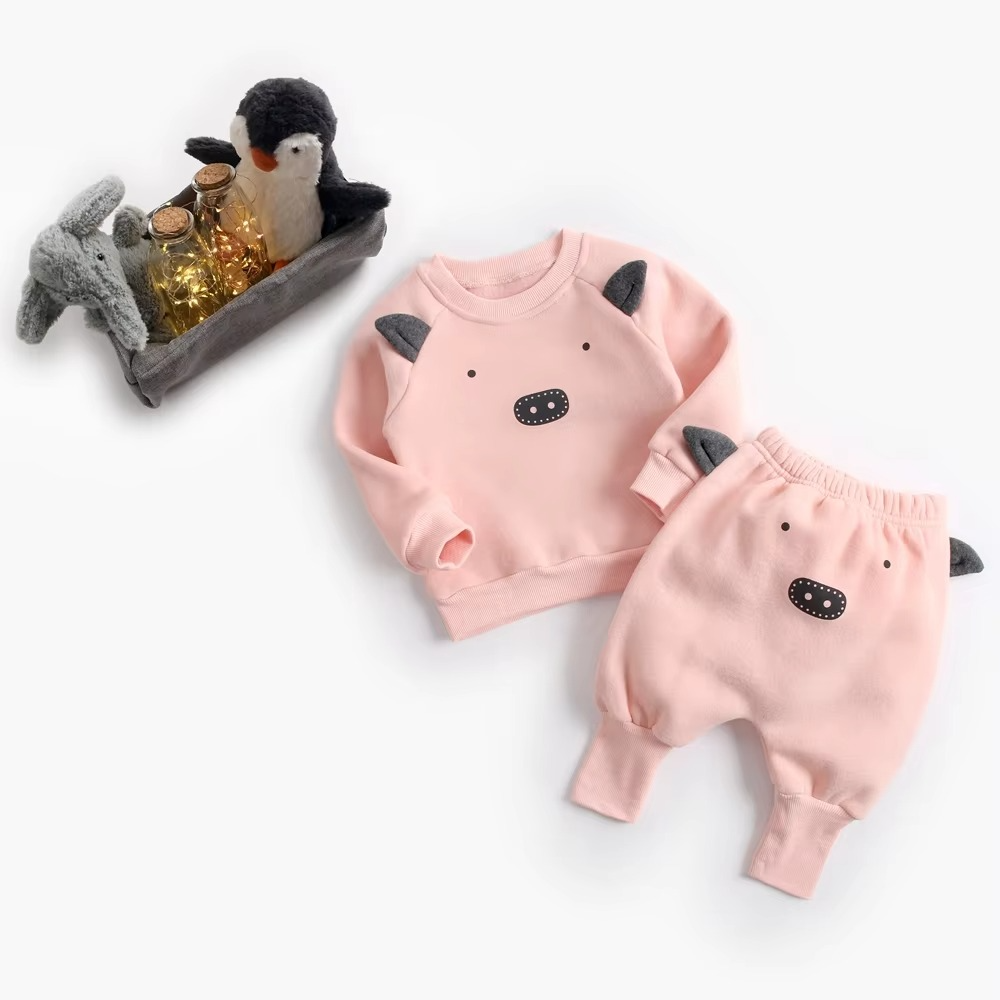 Soft Baby Clothes Set Long Sleeve Top and Pants