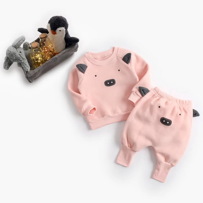 Soft Baby Clothes Set Long Sleeve Top and Pants