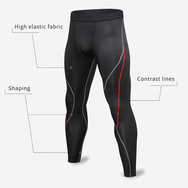 Men's Athletic Performance Running Tights