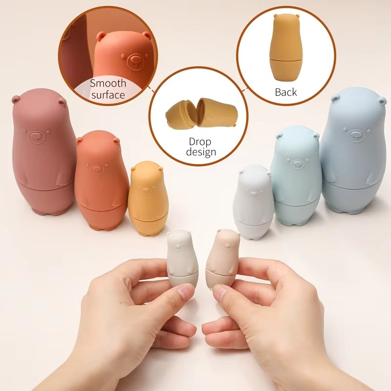 Colorful Kids Stacking Toy Set for Baby and Toddler
