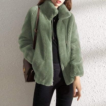 Warm Faux Fur Padded Winter Coat