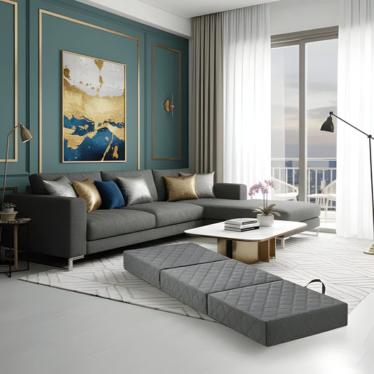 Space Saving Foldable Guest Bed Sofa - Hehif
