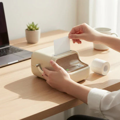 Portable Bluetooth Small Label Printer