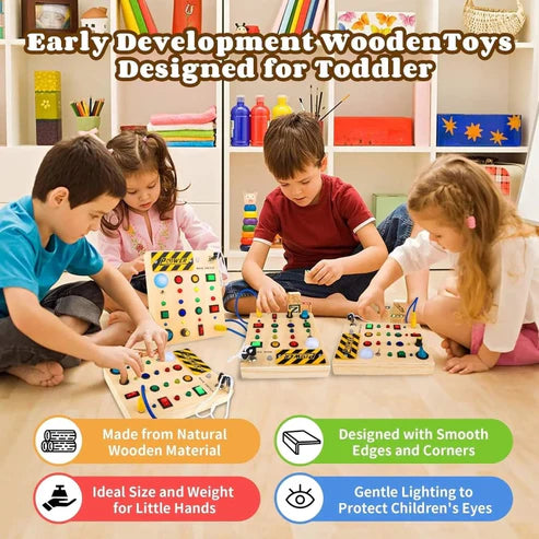 Wooden Educational Toy Board for Kids