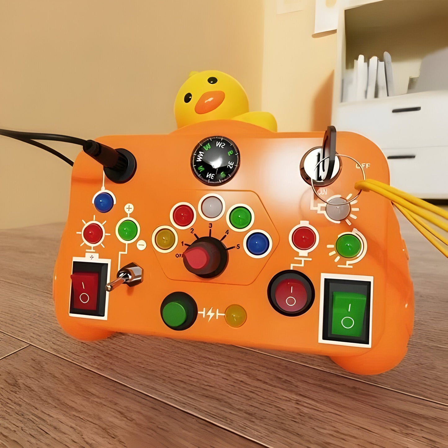 Colorful Kids Sensory Play Board for Little Learners