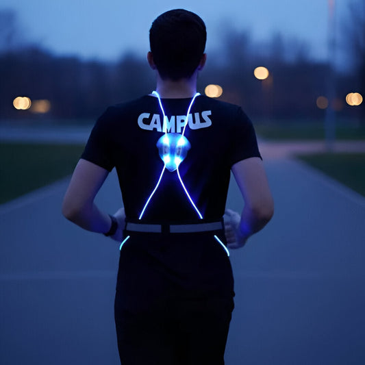 Visible LED Hi-Vis Safety Vest for Men and Women - Hehif