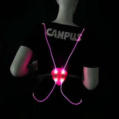 Visible LED Hi-Vis Safety Vest for Men and Women