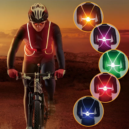 Visible LED Hi-Vis Safety Vest for Men and Women